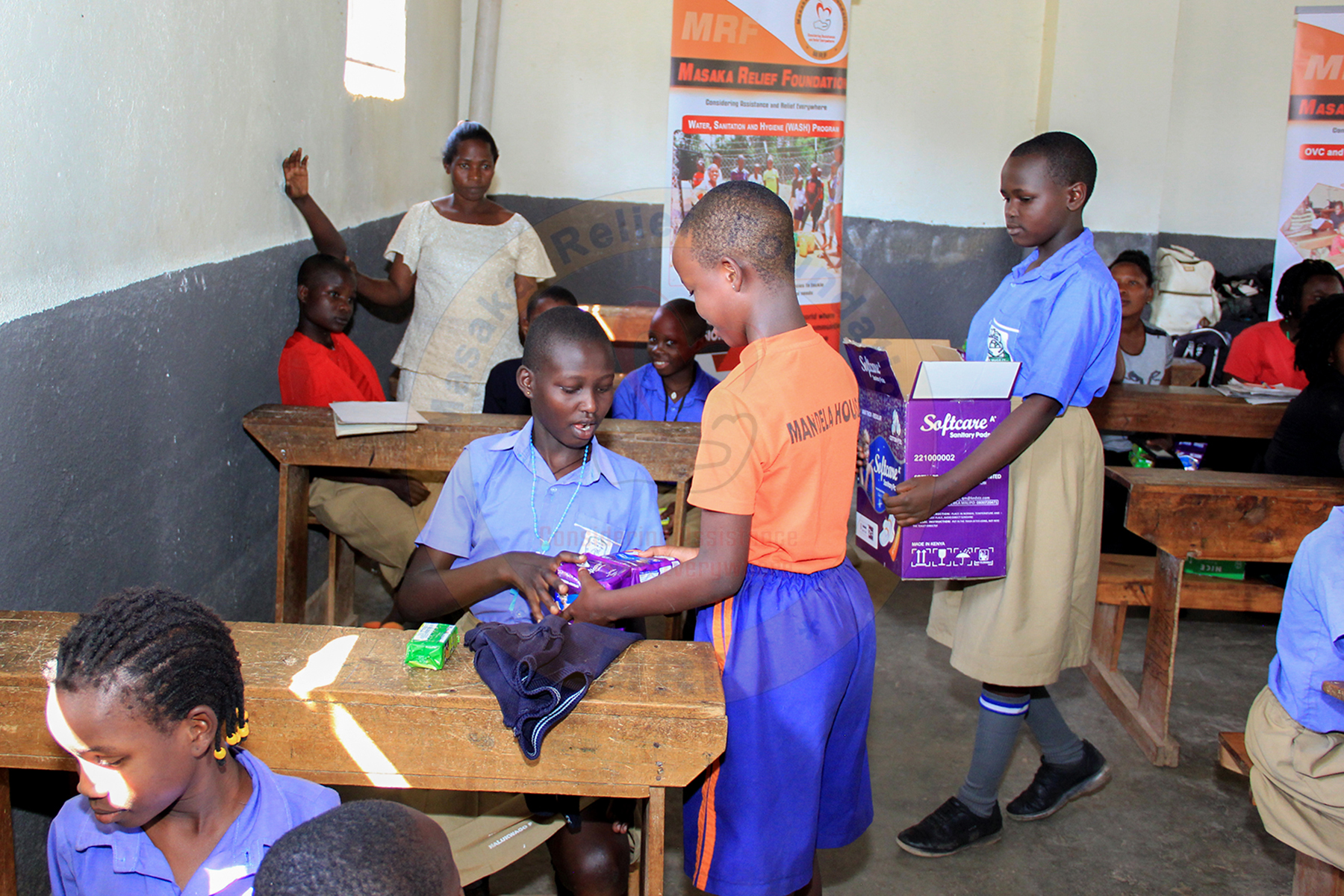 Group photo at community outreach event